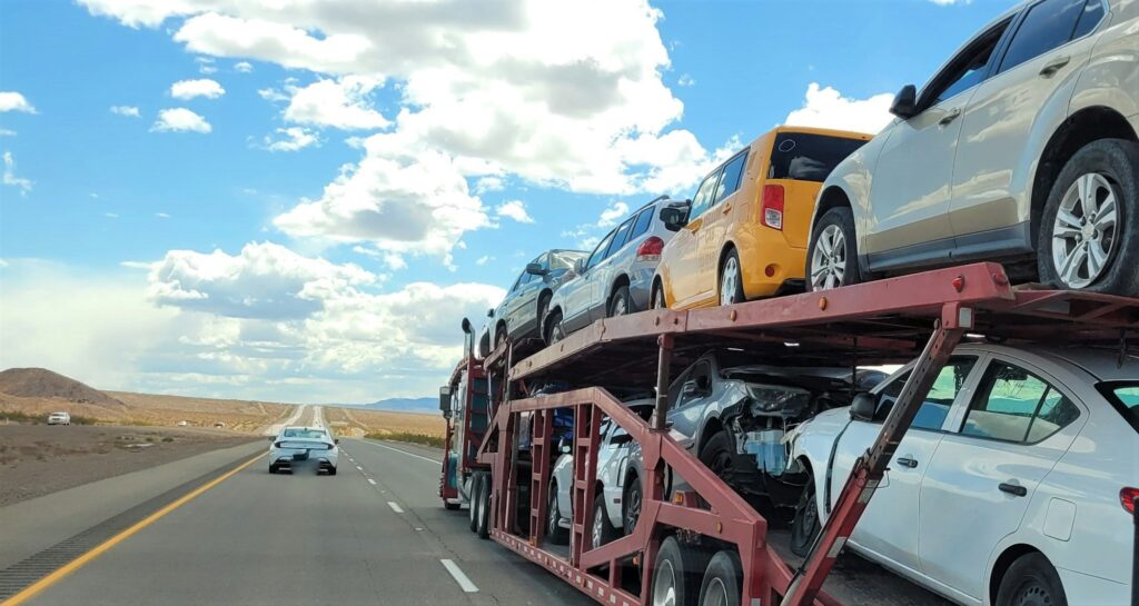 Car Hauler Filled With Vehicles! Transportation and Logistics! NOMINATED!!